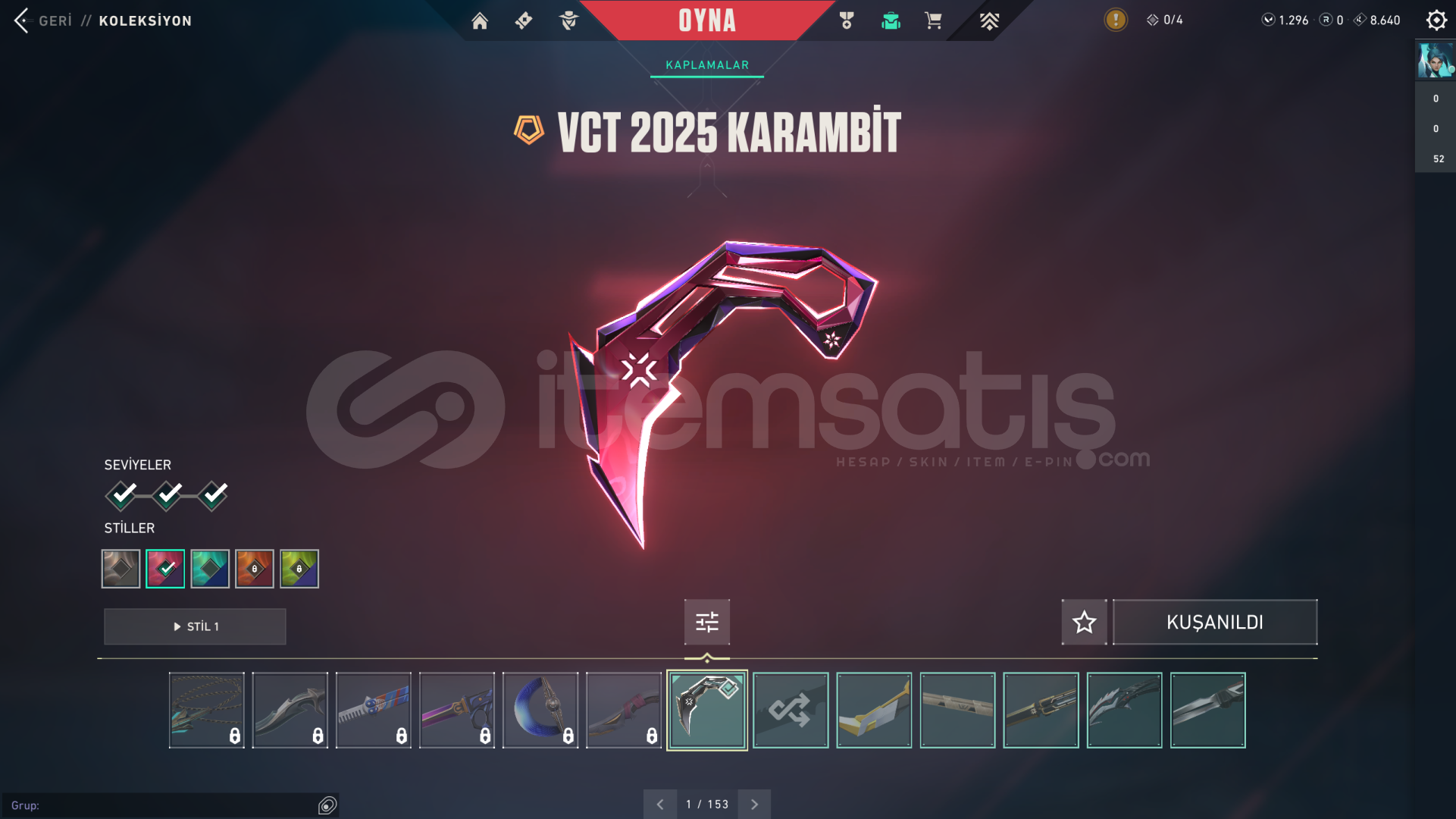 VCTLİ CHAMPİONSLU +40K YATIRILMIS TIKA BASA DOLU VCTLİ CHAMPİONSLU +40K YATIRILMIS TIKA BASA DOLU
