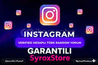 ⭐[VERİFİED ACC] İNSTAGRAM TÜRK RANDOM 1 YORUM⭐