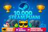 ⭐[VIDEOLU-OTO]⭐10.000 STEAM PUANI NET