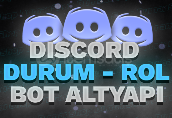 ⭐VİDEOLU+GARANTİ⭐Discord durum-rol botu altyapı ⭐VİDEOLU+GARANTİ⭐Discord durum-rol botu altyapı