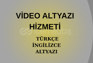 VİDEOYA ALTYAZI EKLENİR