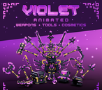 Violet Animated Weapons Set