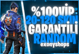 ⭐[VİP] %100TR 20-120 SKİN RANDOM HESAP⭐