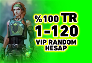 VIP %100 TR 1-120 Random Hesaplar