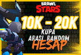 ⭐VİP+⭐ 10.000-20.000 KUPA ARASI RANDOM HESAP 