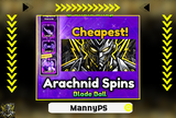 [VIP] 10X ARACHNID SPIN | BLADE BALL