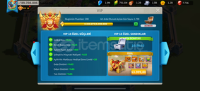 VIP 18 90M 7.3B KP MUHTEŞEM SAVAŞÇI HESAP!!