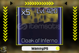 [VIP] 1X CLOAK OF INFERNO | JUJUTSU INFINITE