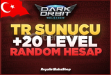 ⭐VİP 20 LEVEL GARANTİ DARKORBİT RANDOM HESAP ⭐