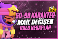 ⭐️VİP+[50-90 Karakter] Mail Değişen 