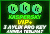 ⭐VIP+ 3 Ay Kaspersky Total Security (Mobile/Pc)