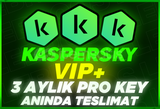 ⭐VIP+ 3 Ay Kaspersky Total Security (Mobile/Pc)