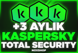 ⭐VIP+ 3 Ay Kaspersky Total Security (Mobile/Pc)