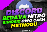VIP | 43x OwO Cash ve Bedava Nitro Methodu