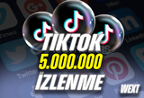 ⭐VİP +5.000.000 Tiktok İzlenme