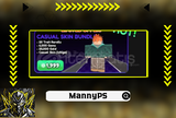 ⭐VIP | ANIME VANGUARDS | CASUAL SKIN BUNDLE |