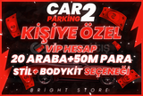 ⭐(VİP)CAR PARKİNG 2-KİŞİYE ÖZEL HESAP⭐