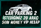 (VİP)CAR PARKİNG 2 KİŞİYE ÖZEL HESAP