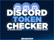 [VİP] DİSCORD TOKEN CHECKER [GELİŞTİRİLMİŞ]
