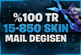 ⭐[VİP] EUW/TR SUNUCU 15-850 SKİN MAİL DEĞİŞEN⭐