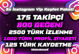 ✨VIP✨ İnstagram 5x Keşfet Paketi 