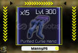 [VIP] 1X PURIFIED CURSE HAND | JUJUTSU INFINITE