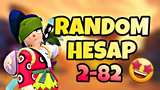 ⭐️2-82 KARAKTER | RANDOM HESAP !!!⭐️