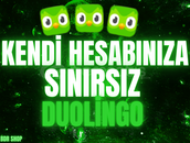 ⭐VIP+ Sınırsız Duolingo Plus ⭐Kendi Hesabınıza