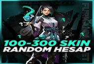 ⭐VİP+ STOK⭐ 100-300 SKİN VALORANT RANDOM HESAP✨