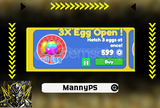 ⭐VIP | SWORD WARRIORS |3X EGG OPEN [599R$]