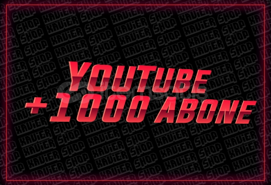 [ VIP ] YouTube 1000 Abone