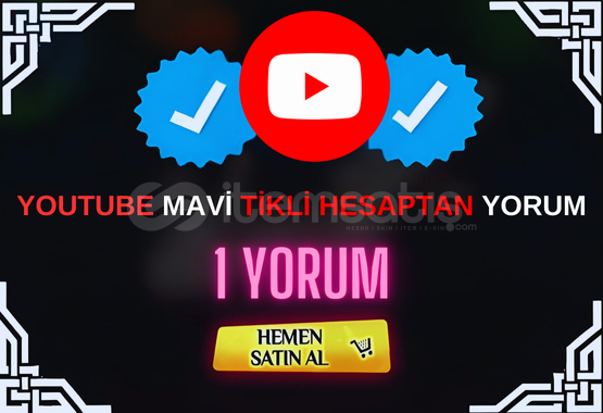 ⭐️VİP⭐️Youtube Mavi Tikli Yorum | 1 Yorum ⭐️VİP⭐️Youtube Mavi Tikli Yorum | 1 Yorum