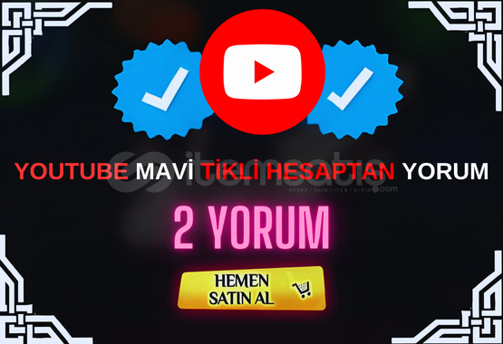 ⭐️VİP⭐️Youtube Mavi Tikli Yorum | 2 Yorum ⭐️VİP⭐️Youtube Mavi Tikli Yorum | 2 Yorum