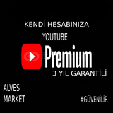 YOUTUBE PREMİUM Kişiye Özel - 3YIL Garantili