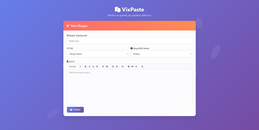 VixPaste: Akıllı, Güvenli, Hızlı Paste Scripti