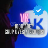 VK 1000 ADET GRUP ÜYESİ/TAKİPÇİSİ (GARANTİLİ)