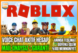 ⭐️☘️Voice Chat Aktif Hesaplar❤️Mail Onaysız❤️
