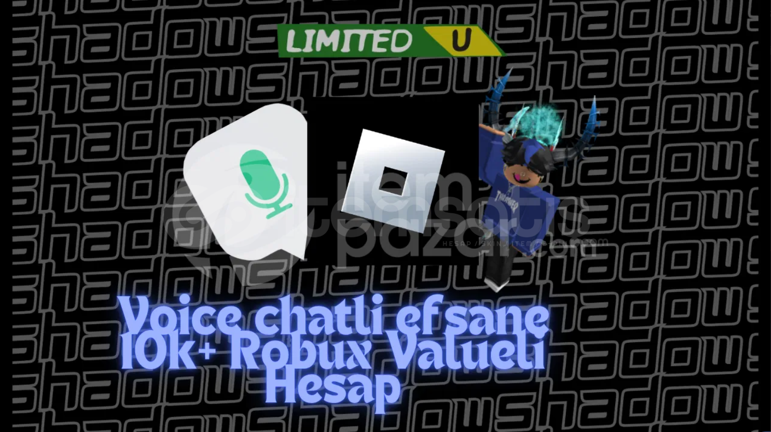 ⚫Voice Chatli Roblox 40k+ totalli hesap ⚫Voice Chatli Roblox 40k+ totalli hesap