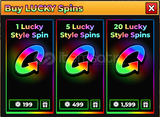 ⭐Volleyball Legends⭐1 Lucky Style Spin⭐