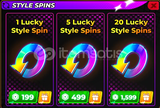 Volleyball Legends 1 Lucky Style Spin
