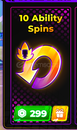 Volleyball Legends 10 Ability Spin / Spins