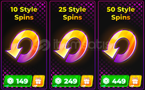 ✅Volleyball Legends 10 Style Spins ✅