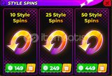 ⭐Volleyball Legends 10 Style Spins⭐