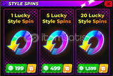 ⭐️ Volleyball Legends 20 Lucky Style Spin ⭐️