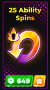 Volleyball Legends 25 Ability Spin / Spins