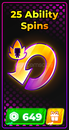 Volleyball Legends 25 Ability Spins