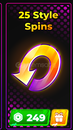 Volleyball Legends 25 Style Spin / Spins