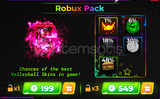 ⭐Volleyball Legends 3x Robux Pack⭐