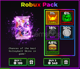 ✅​ [Volleyball Legends] 3x Robux Pack