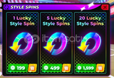 ⭐Volleyball Legends : 5 Lucky Style Spin⭐